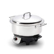 Stainless Steel 6 Quart Gourmet Stockpot with Cover with Slow Cooker