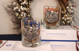 American Eagle Short Lowball Whiskey Glasses – America 250 Celebration Set of 2