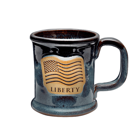 Night Sky Blue Flag Mug