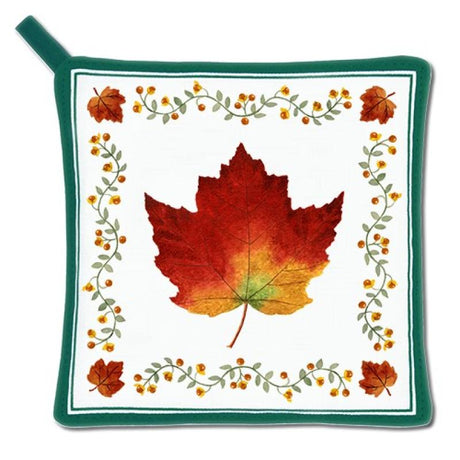 Geraniums Potholder