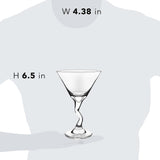 Z-Stem Martini Glasses, Set of 4