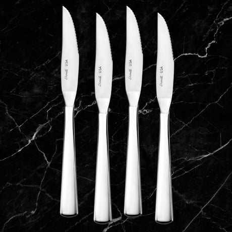 Modern America - Solid Handle Steak Knife Set of 4