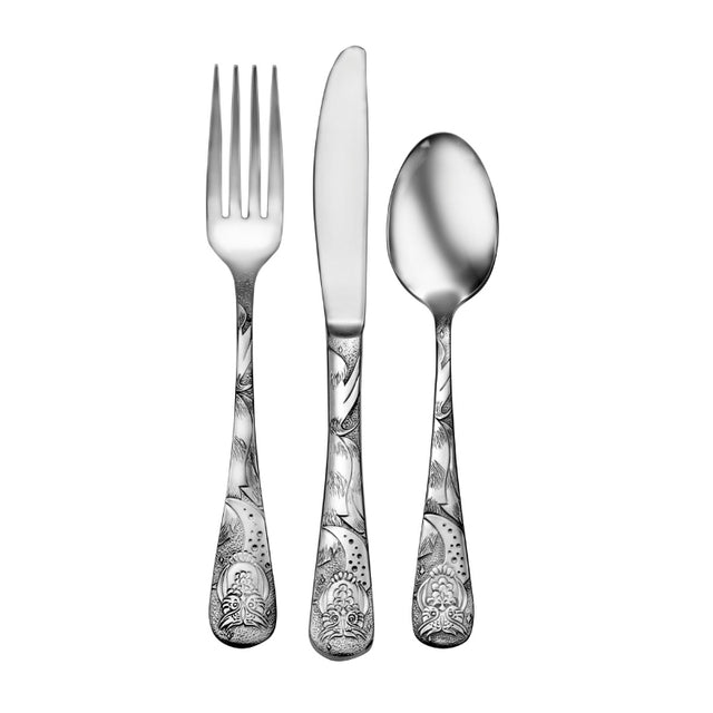 Owl 12 piece set - dinner fork, dinner knife, dinner spoon