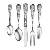 Owl 5 piece place setting facing down