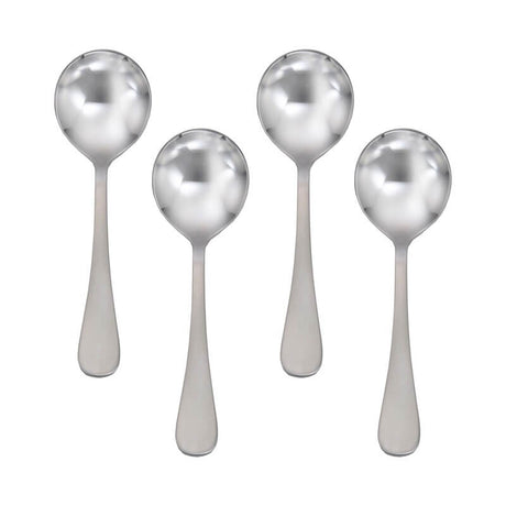 Satin Annapolis Soup Spoons Set of 4