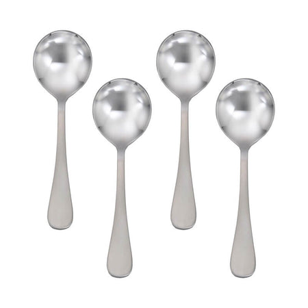 Satin Annapolis Soup Spoons Set of 4