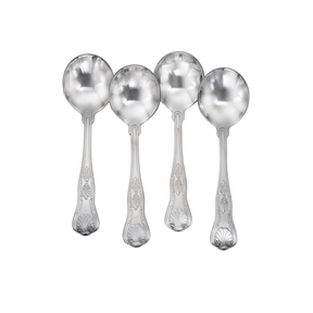 Sheffield - Round Bowl Soup Spoon Set Of 4