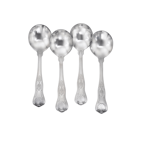 Sheffield - Round Bowl Soup Spoon Set Of 4