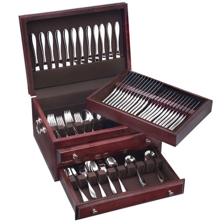 Betsy Ross - 125 Piece Super Set With Chest (Hollow Handle Dinner Knife)