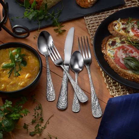 Webbed Spider Web Flatware