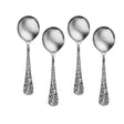 Webbed Spider Web Flatware - Soup Spoons Set of 4