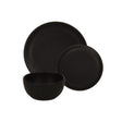 3 piece place setting American Black Matte