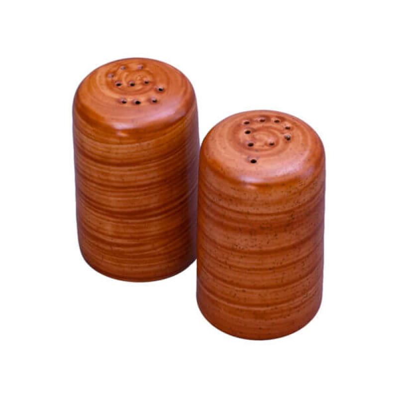Salt & Pepper Shaker Set in Brownstone