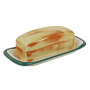 Butter Dish in Terra Patina