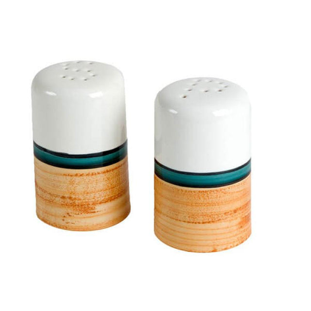 Salt & Pepper Shaker Set in Terra Patina