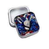 Flame ring in box shown on a white background