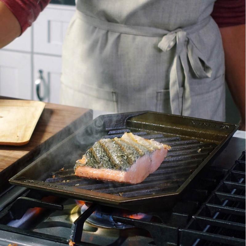 Finex 15" Cast Iron Lean Grill Pan