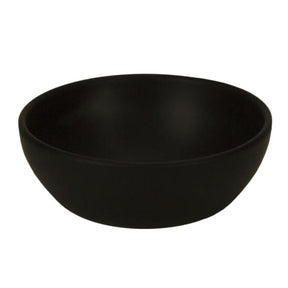 Large Ceramic Serving Bowl in American Black Matte 40oz
