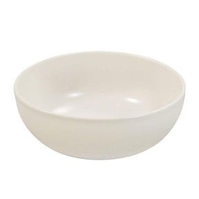 Large Ceramic Serving Bowl in American White Matte 40oz