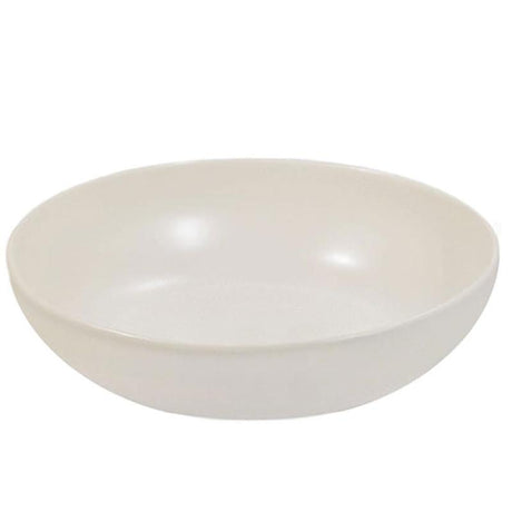 Extra Large Ceramic Serving Bowl in American White Matte 110oz
