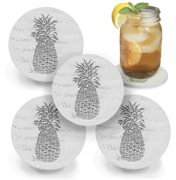 Pineapple Coasters Set of 4