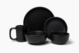 4 Piece Place Setting Studio Coupe Matte Black