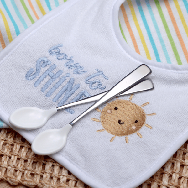 Baby Liberty Coated Feeder Spoon Two Pack Liberty Tabletop