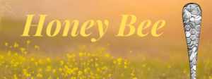 Honey Bee flatware banner