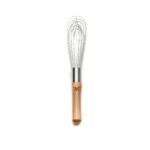 french whisk with wooden handle