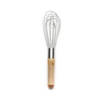 balloon whisk with wooden handle