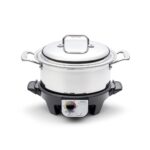 4 quart stockpot with cover and slow cooker set