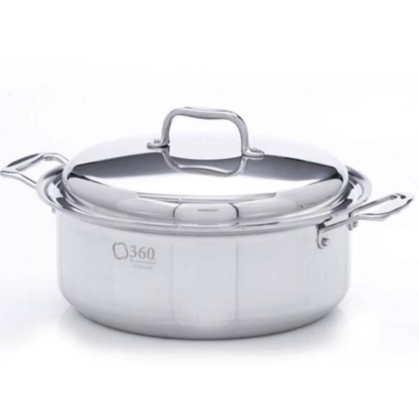 Stainless Steel Qt Casserole Dish With Lid Cooks Standard