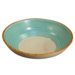 large serving bowl in American southwest shown on a white background