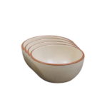 American Sandstone Set of 4 Cereal Bowls shown on a white background