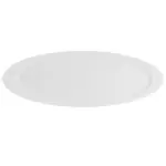 American White Charcuterie Dish shown on a white background