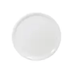 American White Round Serving Platter shown on a white background