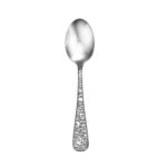 calavera skull place spoon flatware made in the USA shown on a white background.