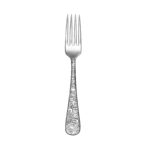 calavera salad fork skull flatware made in the USA shown on a white background.