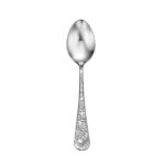 Calavera solid serving spoon flatware made in the USA shown on a white background.