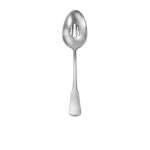 Candra pierced serving spoon shown on a white background.