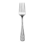 Celtic Irish cold meat fork flatware made in the USA shown on a white background.