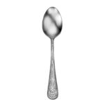 Celtic Irish solid serving spoon flatware set made in the USA shown on a white background.