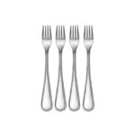 classic rim seafood fish fork set of 4 made in the USA shown on a white background