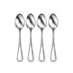 classic rim small teaspoon set of 4 made in the USA shown on a white background