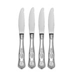 Sheffield dessert knives set of 4 made in the USA on white background.