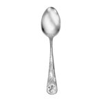 Earth serving spoon on white background.