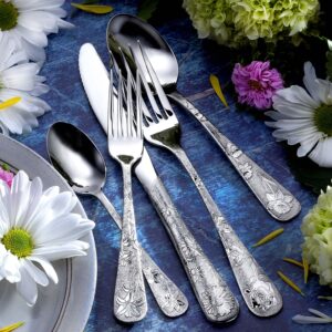 Garden 5 piece place setting flatare made in the usa