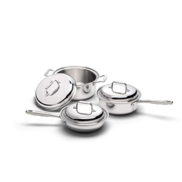 Liberty Tabletop Cookware Collection – 6-Piece Stainless Steel Cookware Set