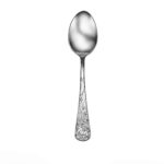 Holidays flatware table spoon on white background