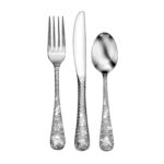 Honey Bee flatware set shown on a white background